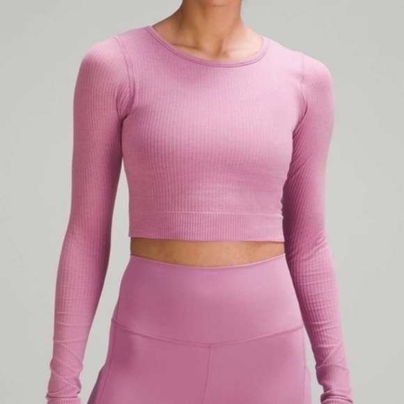 lululemon athletica Tops - Lululemon Ebb to Street Long-Sleeve Shirt Velvet Dust